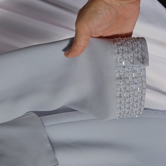 Jessica Howard Mother of the Bride/Groom 2 pc set, blueish/greenish gray - Picture 3 of 8